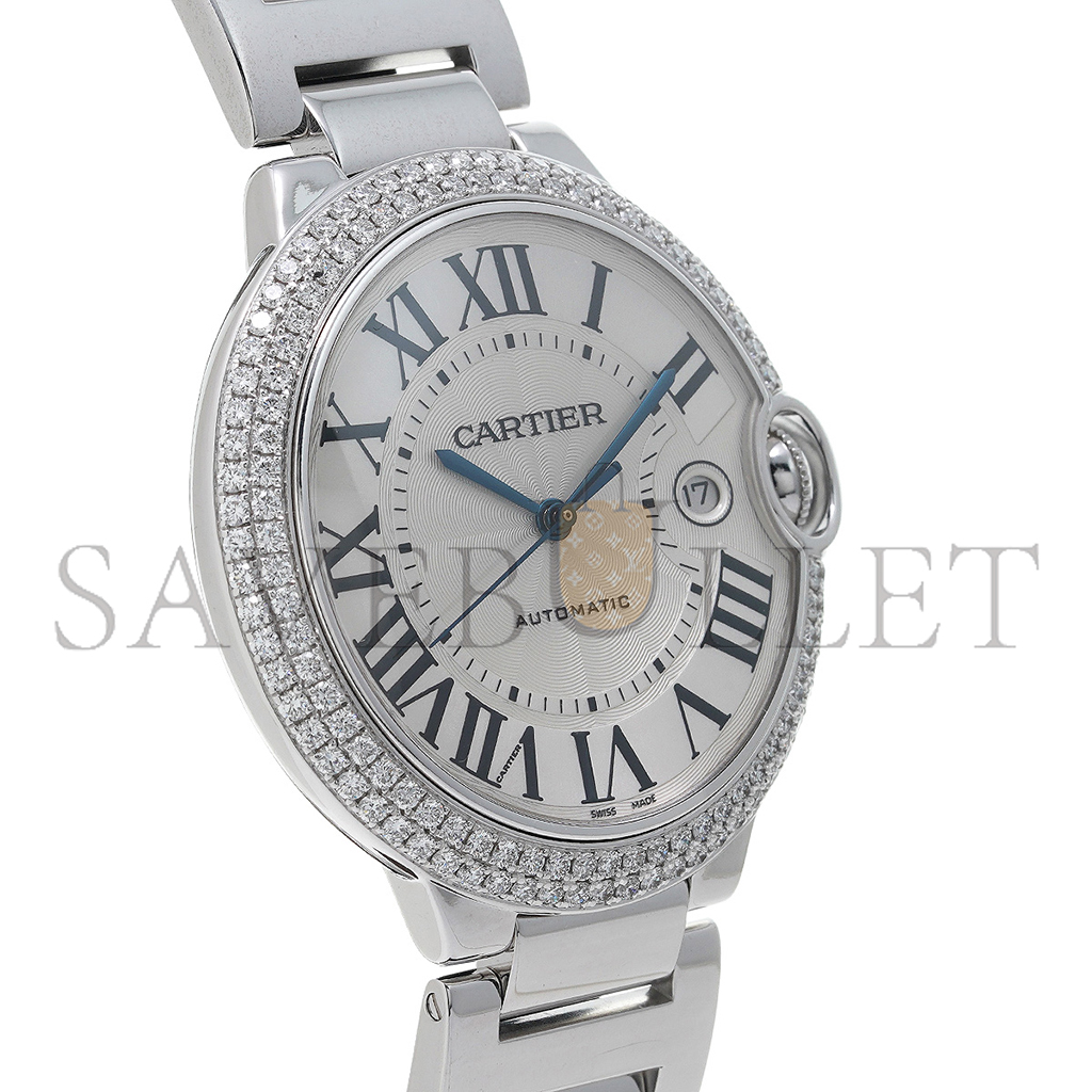 CARTIER BALLON BLEU DE 42MM SILVER MEN